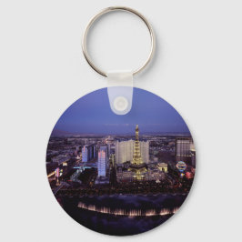 ラスベガスストリップエアリアルビューカジノ賭博シティ キーホルダー