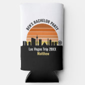 ラスベガスストリップサンセットカスタム休暇 スリム缶クーラー (正面)