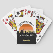 ラスベガスストリップサンセットカスタム休暇 トランプ (裏面)