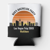 ラスベガスストリップサンセットカスタム休暇 缶クーラー (正面)