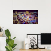 ラスベガスストリップ様式化 ポスター (ホームオフィス)