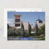 ラスベガスストリップ葉書。 ポストカード (正面/裏面)