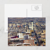 ラスベガスストリップ&ダウンタウンエア写真ポストカード ポストカード (正面/裏面)