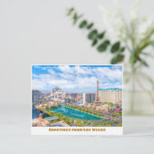 ラスベガスストリップ（上から） ポストカード (スタンド正面)