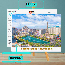 ラスベガスストリップ（上から） ポストカード