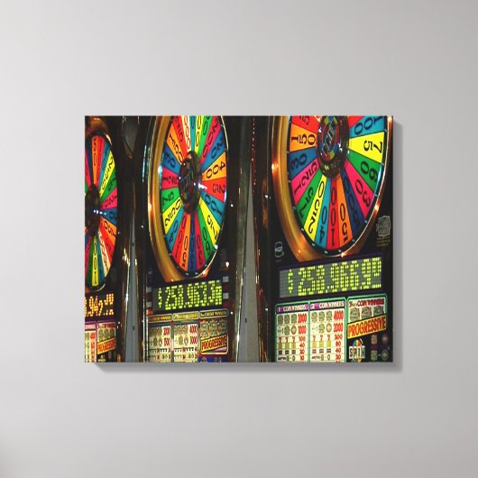 ラスベガススロットマシン キャンバスプリント (正面)