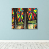 ラスベガススロットマシン キャンバスプリント (インサイチュ (ウッドフロア))