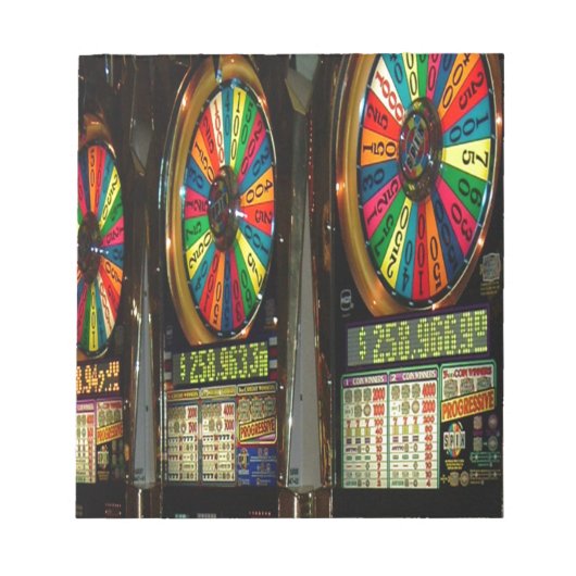 ラスベガススロットマシン ノートパッド (正面)