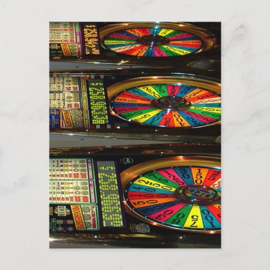 ラスベガススロットマシン ポストカード (正面)