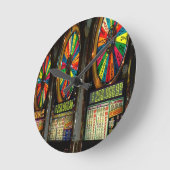 ラスベガススロットマシン ラウンド壁時計 (傾斜)