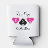 ラスベガステーマモノグラムのの結婚缶クーラー 缶クーラー (裏面)