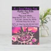 ラスベガステーマ誕生会 招待状 (スタンド正面)