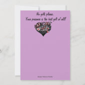 ラスベガステーマ誕生会 招待状 (裏面)