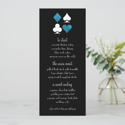 ラスベガスデスティニーブルーグリッター結婚ズメニュー メニュー (スタンド正面)