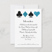 ラスベガスデスティニーマリブブルーグリッター情報 招待状 (正面)