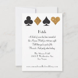 ラスベガスデスティニー金ゴールドグリッター情報 招待状