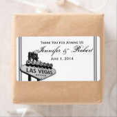 ラスベガスデスティネーションウェディングウォーターボトルラベル ラベル (インサイチュ)