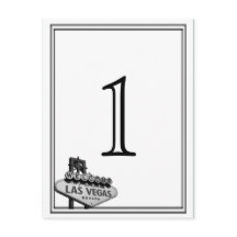 ラスベガスデスティネーションウェディングテーブル番号