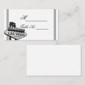 ラスベガスデスティネーションウェディング座席表 プレイスカード (正面/裏面)