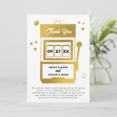 ラスベガスデスティネーションカジノスロットマシ結婚ュース サンキューカード (スタンド正面)