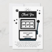 ラスベガスデスティネーションカジノスロットマシ結婚ュース サンキューカード (正面)