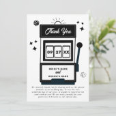 ラスベガスデスティネーションカジノスロットマシ結婚ュース サンキューカード (スタンド正面)