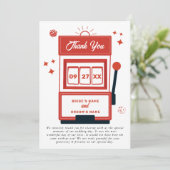 ラスベガスデスティネーションカジノスロットマシ結婚ュース サンキューカード (スタンド正面)