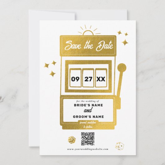 ラスベガスデスティネーションカジノスロットマシ結婚ュース セーブザデート (正面)