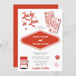 ラスベガスデスティネーションカジノラッキー結婚インラブ 招待状