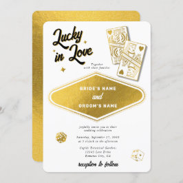 ラスベガスデスティネーションカ結婚ジノのラッキー・イン・ラブ 招待状