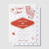 ラスベガスデスティネーションパーフェクトマッチ結婚ズ ベラム紙招待状 (オフセット (招待状))