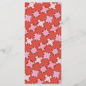 ラスベガストランプのポーカーチップサイコロ結婚のビュッフェメニュー メニュー (裏面)