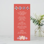 ラスベガストランプのポーカーチップサイコロ結婚のビュッフェメニュー メニュー (スタンド正面)