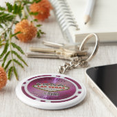 ラスベガストランプのポーカープレイヤーキーチェーン キーホルダー (側面)