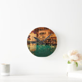 ラスベガスナイツカジノオリジナル抽象芸術アート ラウンド壁時計 (ホーム)