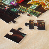 ラスベガスナイトタイムネオンライツカジノサイン ジグソーパズル (側面)