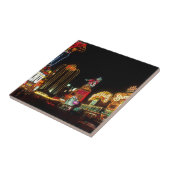 ラスベガスナイトタイムネオンライツカジノサイン タイル (側面)