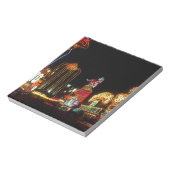 ラスベガスナイトタイムネオンライツカジノサイン ノートパッド (回転)