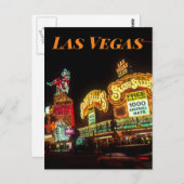 ラスベガスネオンシンボルや象徴ズカジノトラベル ポストカード (正面/裏面)