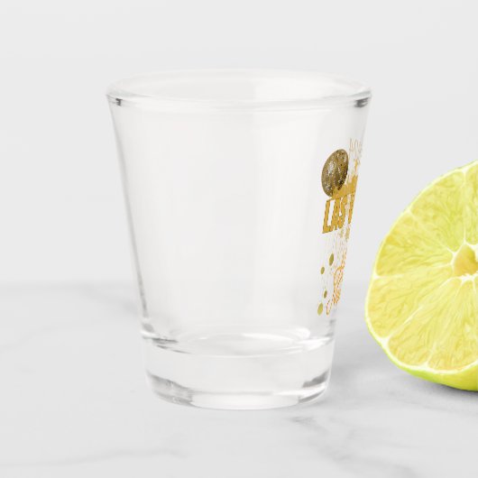 ラスベガスネバダの新しいYEar旅行マッチングNYE ショットグラス (左)