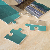 ラスベガスネバダウェルカムサインヴィンテージトラベル ジグソーパズル (側面)