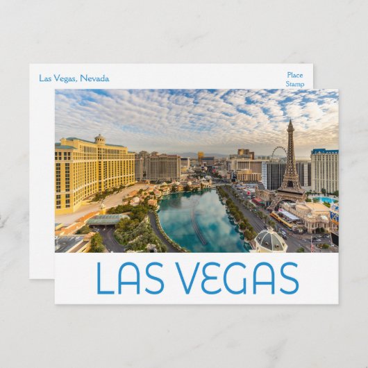 ラスベガスネバダカジノUSA統一された州アメリカ ポストカード (正面/裏面)