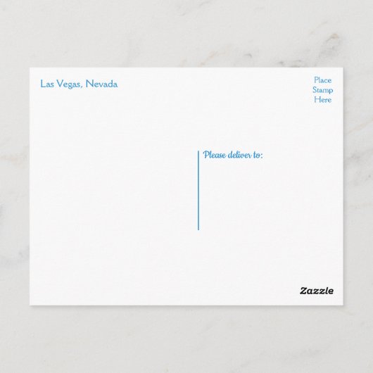ラスベガスネバダカジノUSA統一された州アメリカ ポストカード (裏面)