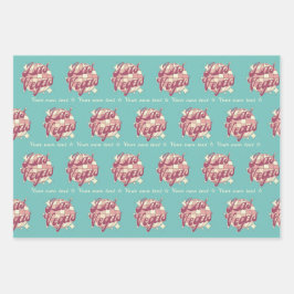 ラスベガスネバダギフトラッピング紙シートセット ラッピングペーパーシート