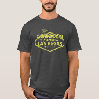 ラスベガスネバダサインへようこそ動揺して Tシャツ