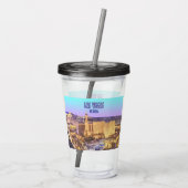 ラスベガスネバダザストリップヴィンテージ アクリルタンブラー (裏面)