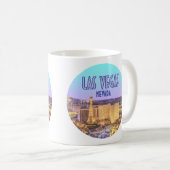 ラスベガスネバダザストリップヴィンテージ コーヒーマグカップ (正面右)