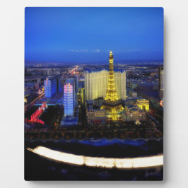 ラスベガスネバダシティシティシティズアーバンナイト夕べ フォトプラーク