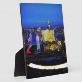 ラスベガスネバダシティシティシティズアーバンナイト夕べ フォトプラーク (側面)