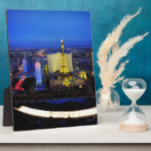 ラスベガスネバダシティシティシティズアーバンナイト夕べ フォトプラーク (側面)